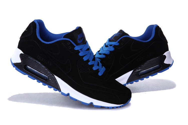 New Men'S Nike Air Max Black/ Dodgerblue
